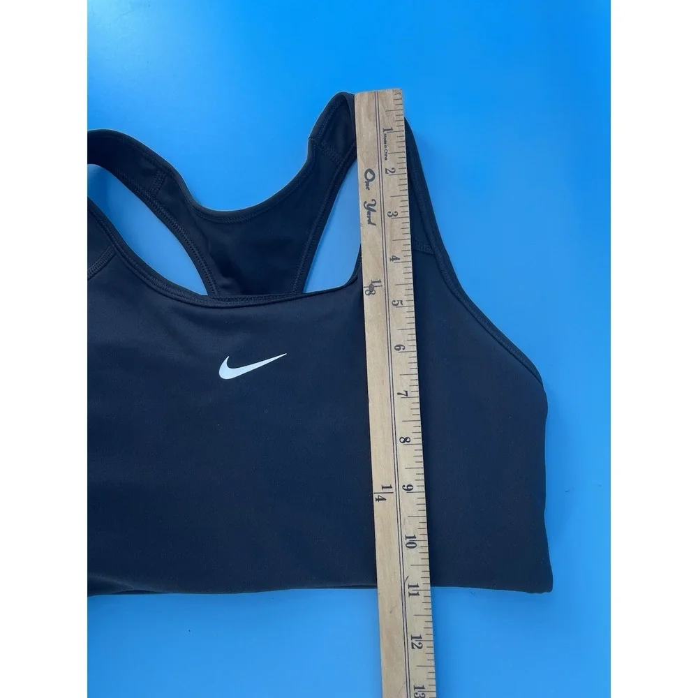 Nike Dri-FIT Sports Bra Women's Size S Black Medium Support Racerback